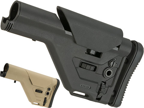 ICS UKSR Adjustable Sniper Rifle Stock for M4/M16 Series Airsoft AEGs (Color: Black)