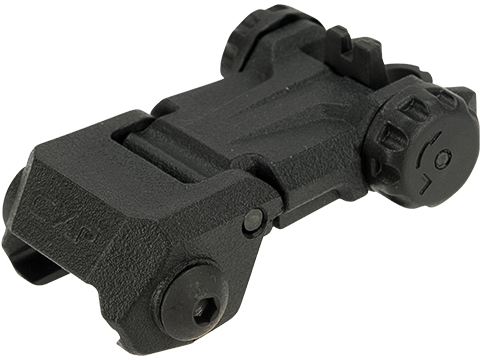 ICS OEM Replacement MARS / CFS Folding Polymer Backup Rear Sight (Color: Black)