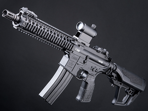 EMG / Daniel Defense Licensed DDMK18 Airsoft EBB AEG Rifle w/ S3 Electronic Trigger by ICS (Model: Black / 350 FPS)