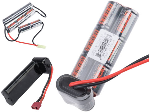 Intellect Custom NiMH Airsoft Battery Pack for Airsoft AEGs (Size: 9.6V 1600mAh / P90)
