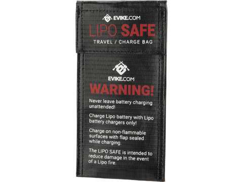 Evike.com Lipo Safe Charging and Travel Bag for Lithium Polymer Batteries (Size: 4 x 7.8 Envelope)