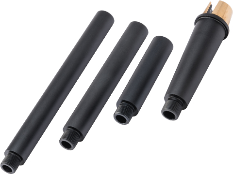 Tokyo Arms Multi-Length M4/M16 Outer Barrel Set  (Color: Black / Marui MWS M4)