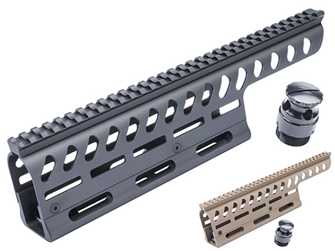 ITP Airsoft M-LOK Handguard for Tokyo Marui Saiga-12K Gas Blowback Shotgun (Color: Black)