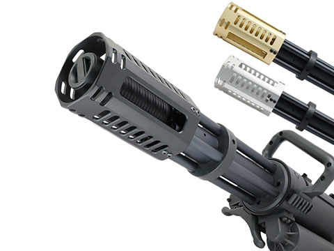 ITP Airsoft 1200rd Extended Ammo Reservoir w/ Shroud for M133 Mini Vulcan Airsoft AEG 