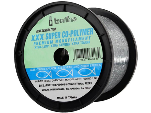 Izorline XXX Super Co-Polymer Premium Monofilament Fishing Line (Color: Smoke / 4lb / 3350yd)