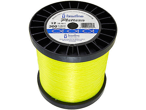 Izorline Platinum Co-Polymer Monofilament Fishing Line (Test: 60lb / 1820 Yards / Hi-Vis Yellow)