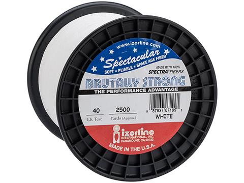 Izorline Brutally Strong Spectra Braided Fishing Line (Model: 100lb / Multicolor / 2500 Yards)