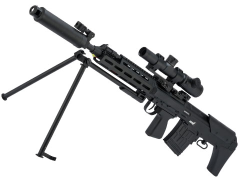 Bone Yard - Echo1 Red Star CSR-A Wyvernov Semi-Only Airsoft Bullpup Sniper Rifle AEG with Integrated Bipod (Store Display, Non-Working Or Refurbished Models)
