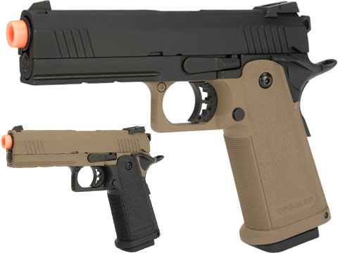 JAG Arms GM4 4.3 Gas Blowback Airsoft Pistols (Color: Black / Tan)