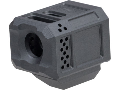 Janus Division WAR Licensed A10 Compensator 14mm CCW for ISSC M22, SAI BLU, Lonewolf, & Compatible Airsoft Gas Blowback Pistol