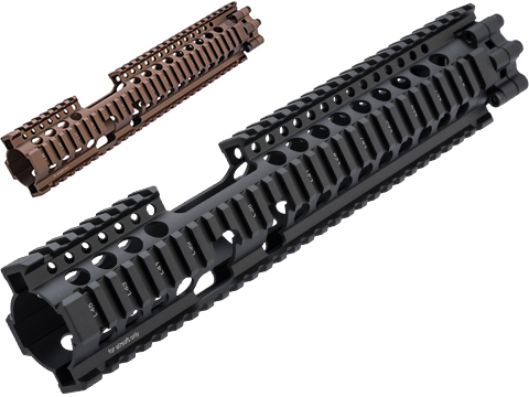 Madbull Licensed Daniel Defense AR15 FSP Lite Rail CNC Aluminum Airsoft Handguard (Color: Black / 12)