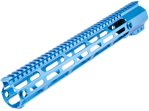 JE Machine 15 Versatile Free Float M-LOK Handguard (Model: I Style / Blue)