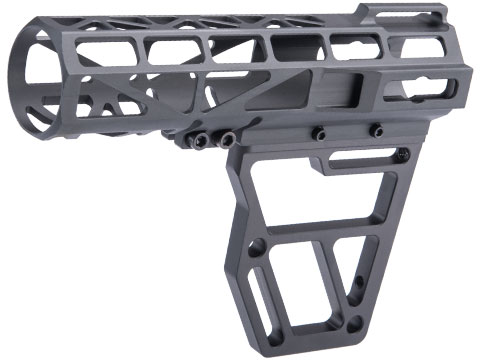 JE Machine Anodized Aluminum Skeletonized Pistol Brace Stabilizer