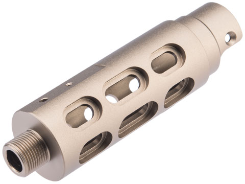 Matrix CNC Outer Barrel for AAP-01 Assassin Gas Airsoft Pistol (Model: Type A / Tan)