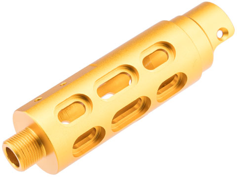 Matrix CNC Outer Barrel for AAP-01 Assassin Gas Airsoft Pistol (Model: Type A / Gold)