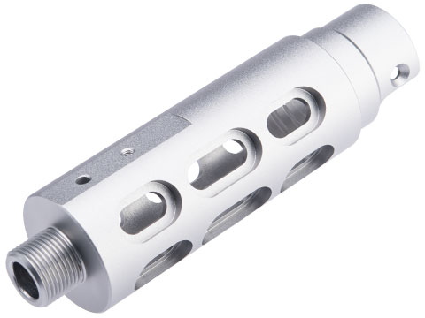 Matrix CNC Outer Barrel for AAP-01 Assassin Gas Airsoft Pistol (Model: Type A / Gray)