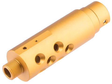 Matrix CNC Outer Barrel for AAP-01 Assassin Gas Airsoft Pistol (Model: Type B / Gold)