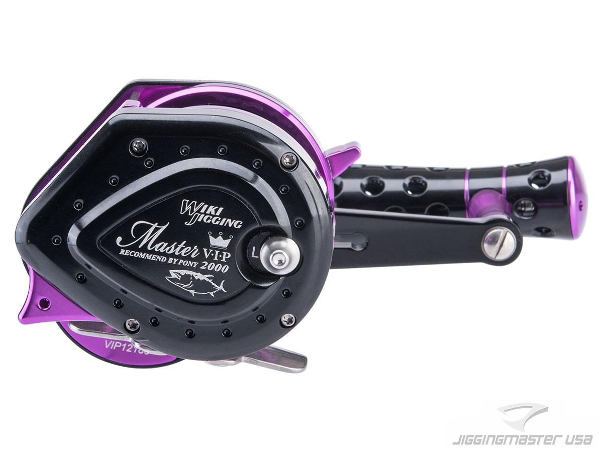 Jigging Master VIP Limited Edition Wiki Violent Slow Lever Wind Fishing Reel  w/ Automatic Line Guide (Model: 5000H / Right Hand / Black / Purple), MORE,  Fishing, Reels -  Airsoft Superstore
