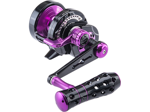 Jigging Master Monster Game High Speed Fishing Reel (Color: Black-Purple / PE3 / Right Hand)