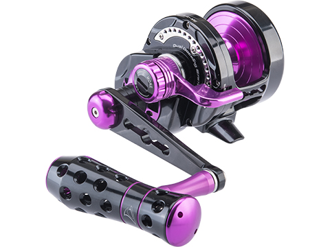 Jigging Master Monster Game High Speed Fishing Reel (Color: Black-Purple / PE3 / Left Hand)