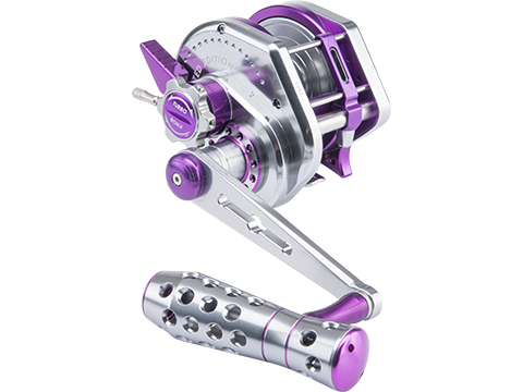 Jigging Master VIP Limited Edition Wiki Violent Slow Lever Wind Fishing Reel w/ Automatic Line Guide (Model: 3000H / Right Hand / Titanium-Purple)