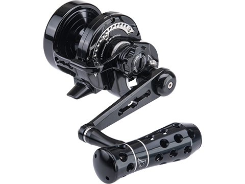 Jigging Master Monster Game High Speed Fishing Reel w/ Turbo Knob (Color: Black / PE3 / Right Hand)