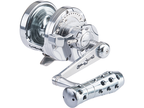 Jigging Master Monster Game High Speed Fishing Reel w/ Turbo Knob (Color: Grey / PE5 / Right Hand)