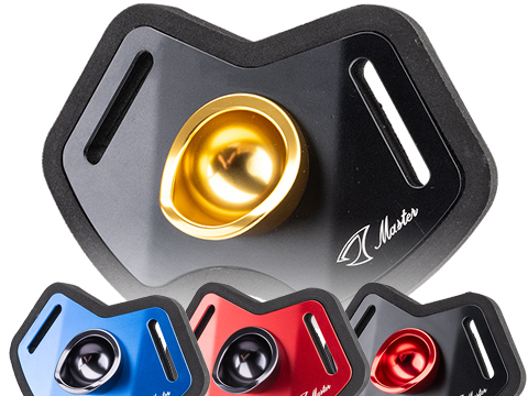 Jigging Master Aluminum Gimbal Plate For GT and Jigging (Color: Black-Gold)