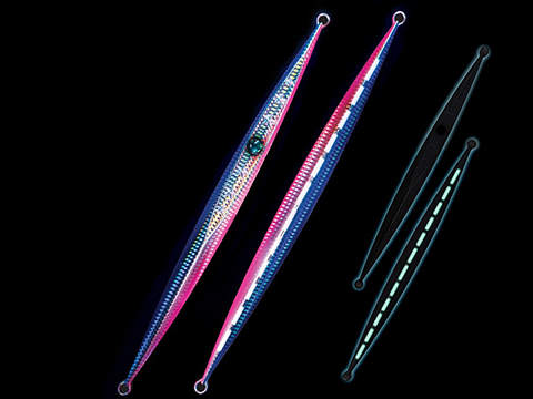 Jigging Master JM VIP Super Star Jig w/ 3D Eye (Color: #06 Pink & Blue Hologram / 300g)