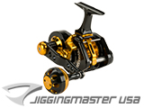 Jigging Master UnderHead Reel (Color: Black-Gold / PE3 / Right Hand)