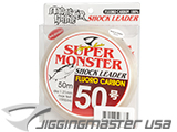 Jigging Master Super Monster 100% Fluorocarbon leader 50M (Test: 155 Lbs)