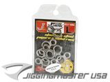 Jigging Master Stainless Steel Figure 8 Ring - 10 pcs (Size: Large)