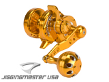 Jigging Master Monster Game High Speed Fishing Reel (Color: Gold / PE2 / Right Hand)
