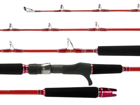 Jigging Master Ocean Devil Jigging Rod (Size: 50B ML Red)