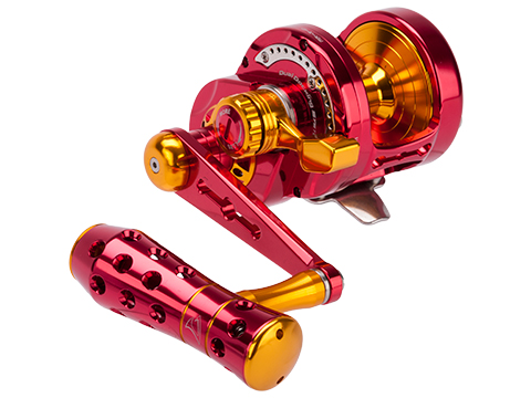 Jigging Master Monster Game High Speed Fishing Reel (Color: Red-Gold / PE4 / Left Hand)
