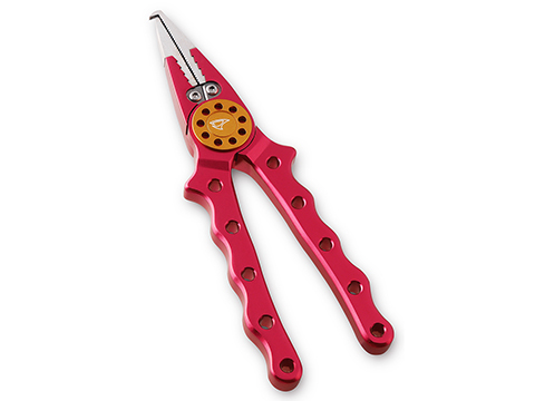 Jigging Master Professional Fishing Pliers (Color: Red / Gold)
