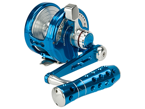 Jigging Master Power Spell Fishing Reel (Color: Blue-Silver / PE7 / Right Hand)