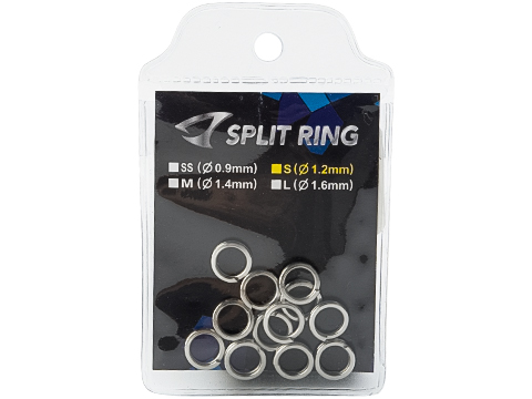 Jigging Master Fishing Split Rings (Size: S / 100 LBS)