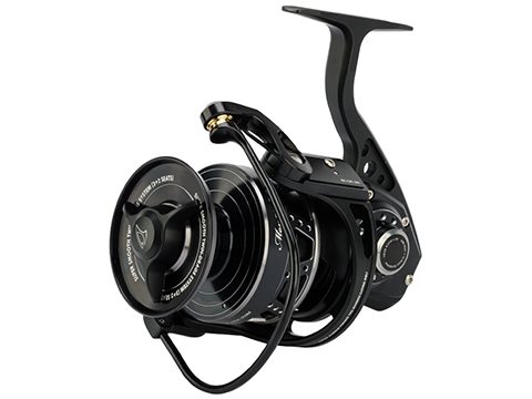 Jigging Master Monster Game Spinning Fishing Reel (Model: 8000H-16000S / Black - Grey)