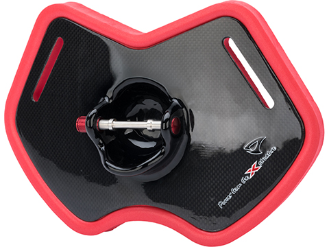 Jigging Master Super Light Carbon Dual-Use / Dual-Bearing Fight Belt Gimbal Plate Set (Size: Medium)