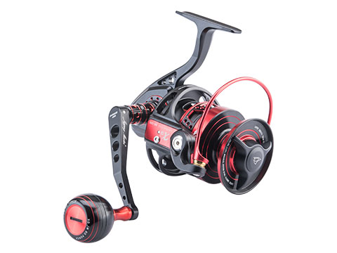 Jigging Master VIP Limited Edition Spinning Fishing Reel (Model: 5000XH - 7000S / Black - Red)