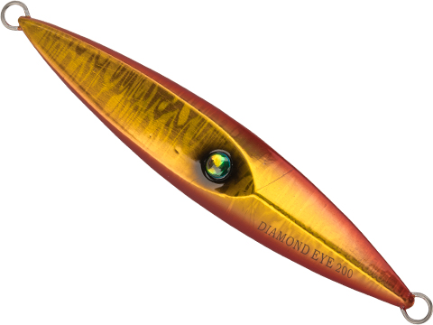 Jigging Master Short Diamond Eye Jig (Color: Orange Hologram / 400g)