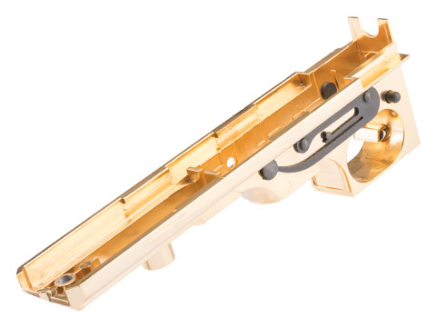 King Arms Military & Chicago Metal Lower Receiver for Thompson Series Airsoft AEG SMG (Color: Gold)