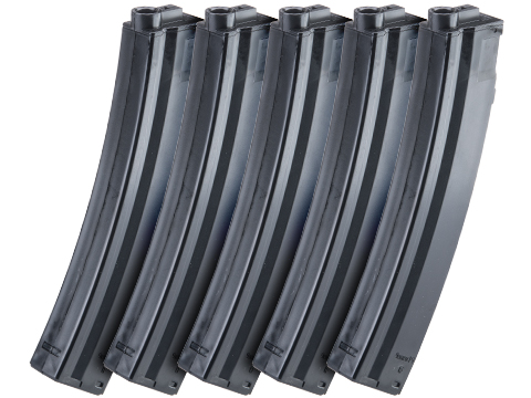 King Arms 100 Round Mid-Cap Magazine for MP5 Series AEGs (Package: Box of 5)