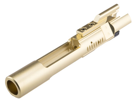 King Arms CNC Aluminum Bolt Carrier for TWS 9mm Gas Blowback Airsoft Rifles (Color: Gold)