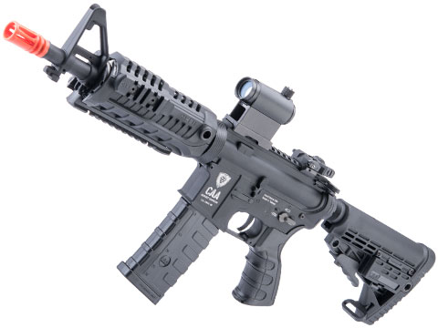King Arms Command Arms Licensed Full Metal M4-S1 Airsoft AEG Rifle (Model: Black / CQB)