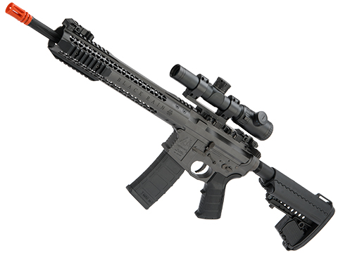 EMG Black Rain Ordnance BRO SPEC15 Licensed AR-15 Airsoft AEG Rifle (Color: Grey / Carbine)