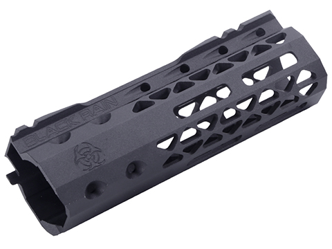 King Arms Black Rain Ordnance Slim M-LOK Handguard for M4/M16 Airsoft AEG Rifle (Model: 6 / Black)