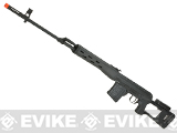 King Arms Co2 Powered High Power SVD Airsoft GBB Sniper Rifle - Black