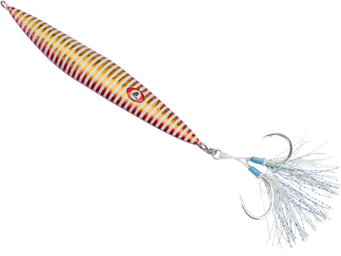 KAITEI Tora Falling Leaf Fishing Jig (Color: Red Pinstripe / 230g)